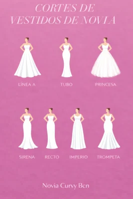 tipos de corte novia tallas grandes barcelona