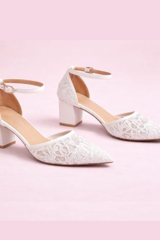 zapatos novia encaje