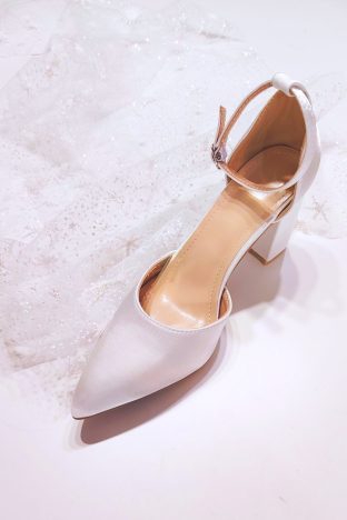 zapatos novia forrados saten